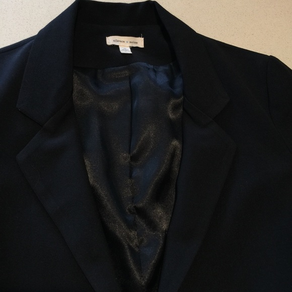 🛍Silence & Noise Black Blazer Size Small - Picture 3 of 6